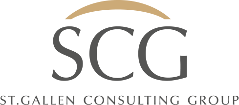 Logo of the SCG St.Gallen Consulting Group, leading provider of management consulting services.